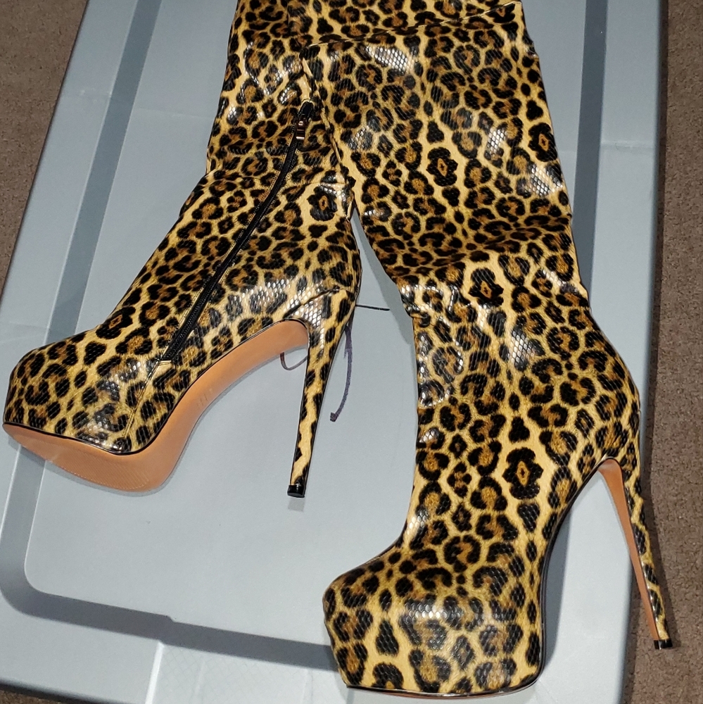 thigh high platform boots